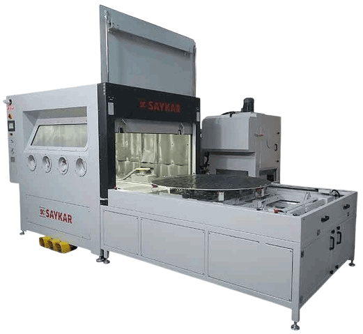 Automatic Turntable Pressure Sandblasting Machine